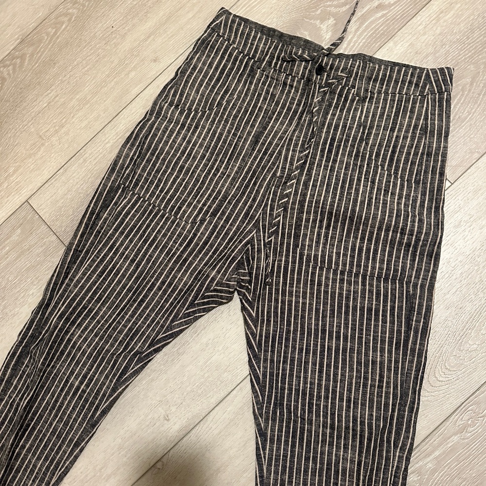 Zara - Striped linen Men's Pants